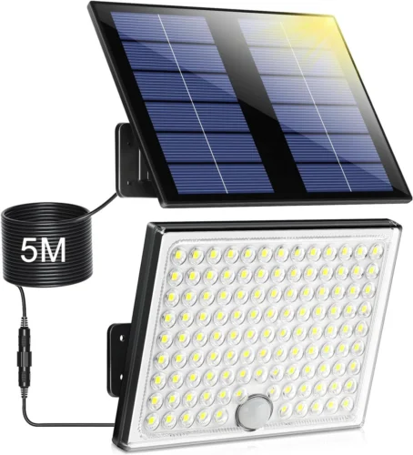 Lámpara solar para exteriores Realky, de 2000 mAh (miliamperios-hora)