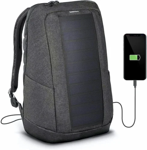 Mochila solar 7W para la carga USB de móviles y otros dispositivos electrónicos