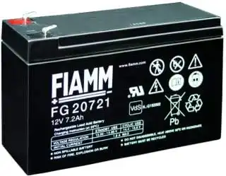 Batería plomo ácido 12V 7Ah FIAMM FG20721