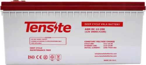 Bateria Tensite AGM VRLA 12V 250Ah libre de mantenimiento