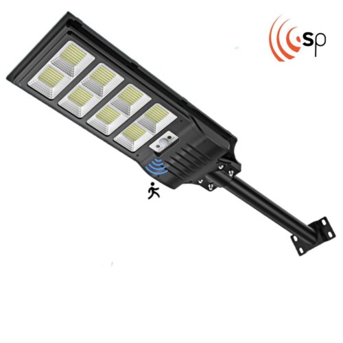 Lampione stradale solare da esterno Sararoom 10.000 lumen, elevata resa luminosa