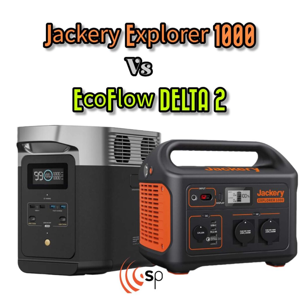 Comparativa estación solar portátil Jackery Explorer 1000 vs EcoFlow Delta 2