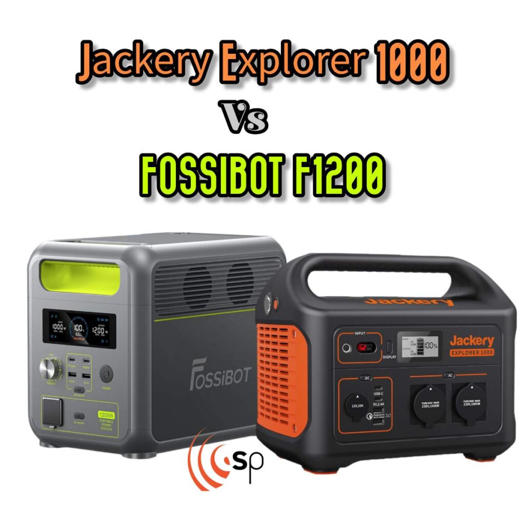 Jackery Explorer 1000 vs Fossibot F1200, stazioni solari portatili